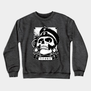 Captain of the Titanic looking out from the bridge. Crewneck Sweatshirt